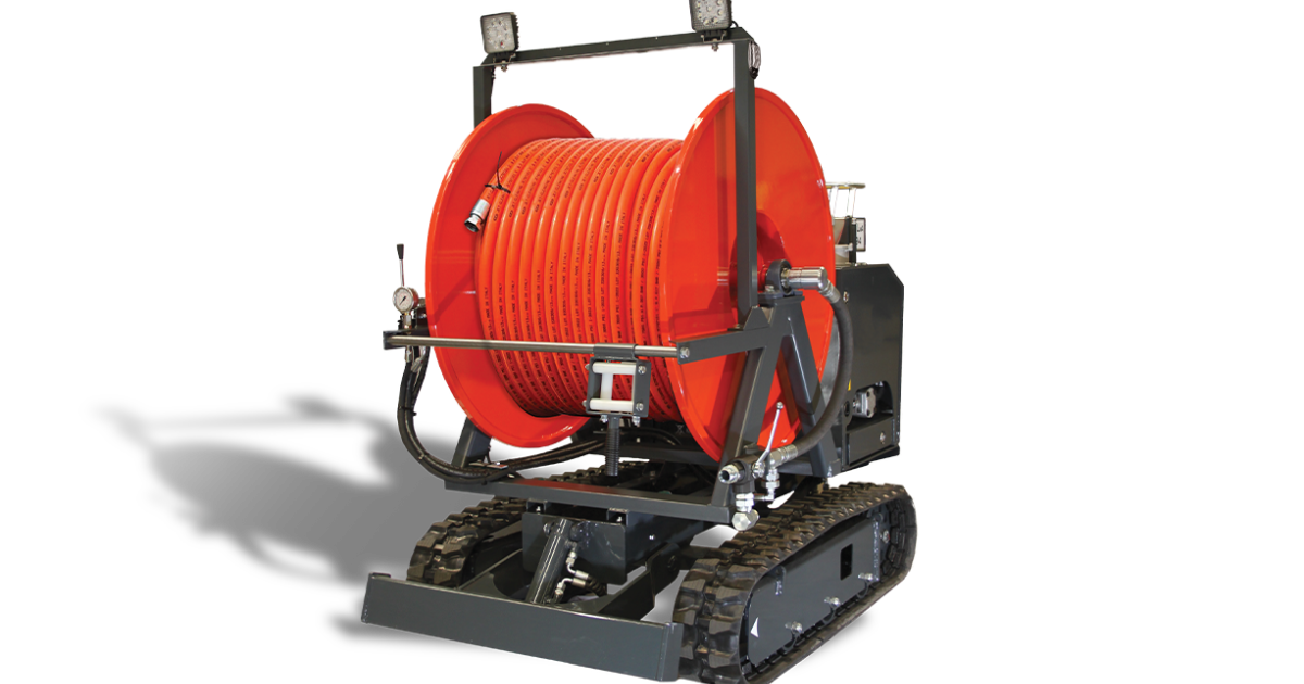 Tracked Remote Jetting Hose Reel, custom built… | Andy Guest Jetters