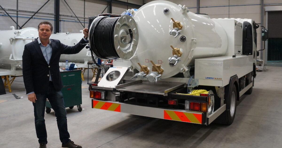 Rioned | News | Sewer cleaning equipment - Rioned - 60 years of sewer…