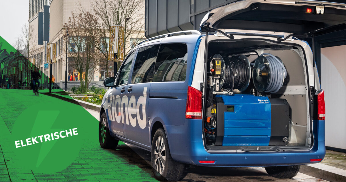 eFlow One | Elektrische Inbouw hogedruk rioolreinigers |… | Rioned
