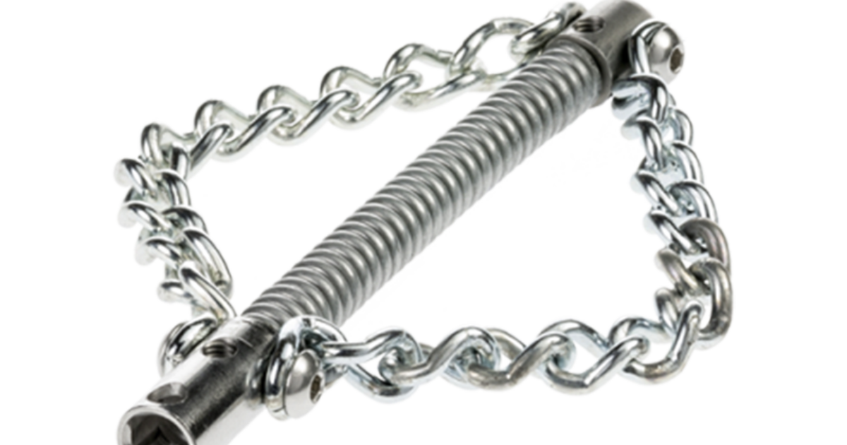 Semi Chain Spring chainhead square 8 2 x smooth chains for 10 mm spring… | Rioned